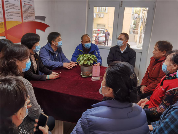 市北區(qū)即墨路街道“中青班”進(jìn)網(wǎng)格，服務(wù)群眾“零距離”