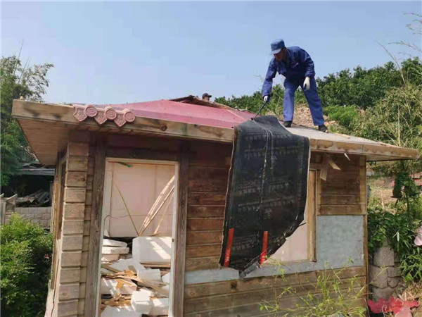 端午假期嶗山區(qū)拆違9012平方米